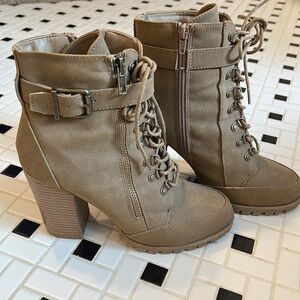 Just fab heeled boots-very little wear